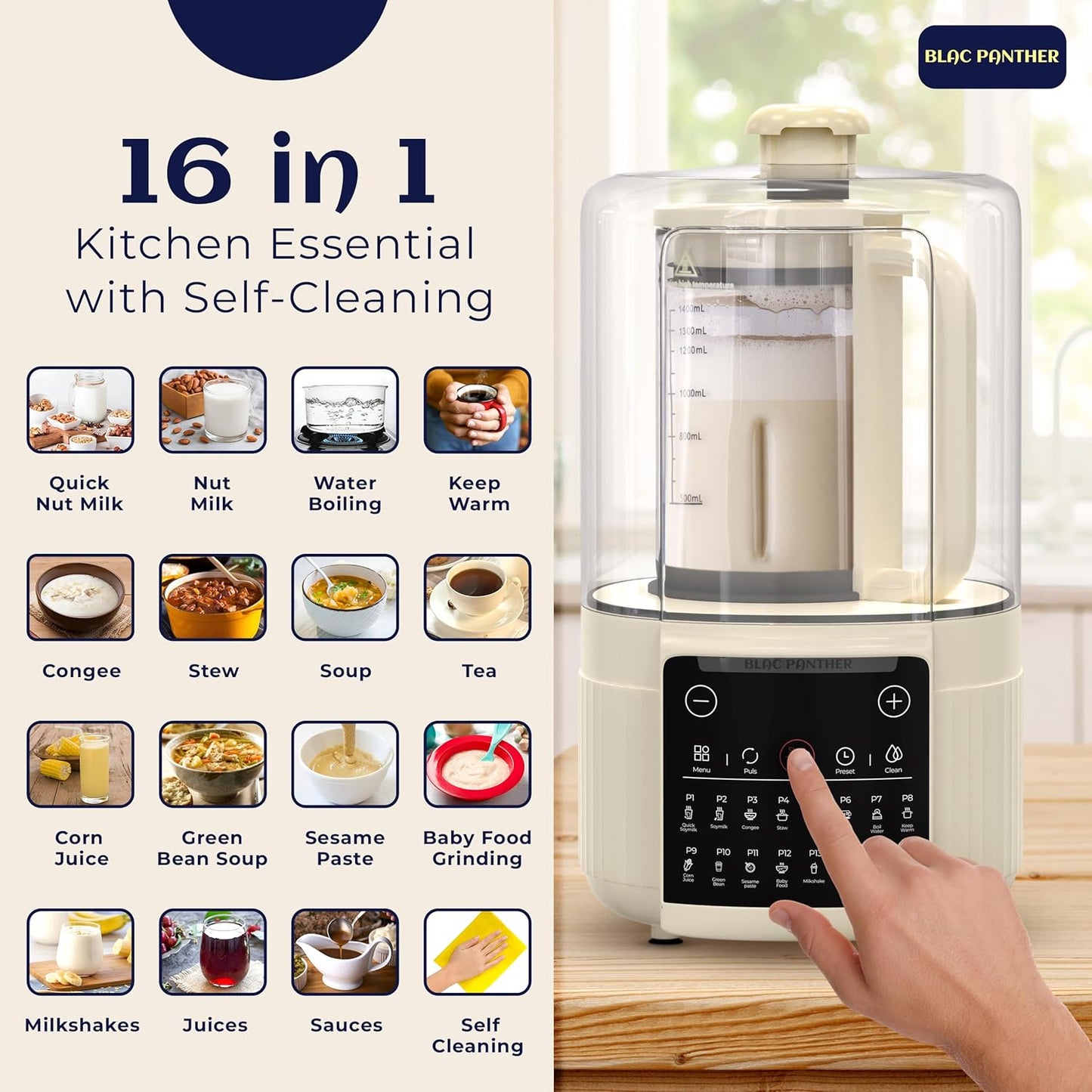 16-in-1 Blender & Nut Milk Maker (Copy)